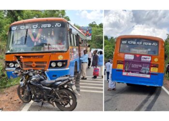 ಪುತ್ತೂರು: ಬಸ್ ಮತ್ತು ಬೈಕ್ ನಡುವೆ ಡಿಕ್ಕಿ: ಓರ್ವ ಮೃತ್ಯು..!!!!