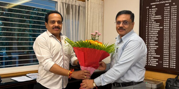 ನೂತನ ಡಿಜಿಪಿಯವರಿಗೆ ಶುಭಾಶಯ ಸಲ್ಲಿಸಿದ ಪುತ್ತೂರು ಶಾಸಕ ಅಶೋಕ್ ರೈ