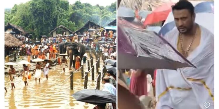 ಕೊಟ್ಟಿಯೂರು ದೇವಸ್ಥಾನಕ್ಕೆ ಭೇಟಿ ಕೊಟ್ಟ ನಟ ದರ್ಶನ್ ದಂಪತಿ..!!