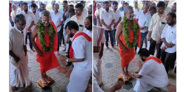 ಪುತ್ತಿಲ ಪರಿವಾರ ಸೇವಾ ಟ್ರಸ್ಟ್ ಕಚೇರಿಗೆ ಭೇಟಿ ನೀಡಿದ ಪೇಜಾವರ ಶ್ರೀ..!!