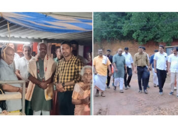 ಜೀರ್ಣೋದ್ಧಾರಗೊಳ್ಳುತ್ತಿರುವ ಇತಿಹಾಸ ಪ್ರಸಿದ್ಧ ಶರವೂರು ದೇವಸ್ಥಾನಕ್ಕೆ ಸ್ಪೀಕರ್ ಯು.ಟಿ ಖಾದರ್ ಭೇಟಿ..!!