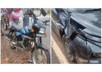 ಪುತ್ತೂರು: ಕಾರು ಮತ್ತು ಬೈಕ್ ಡಿಕ್ಕಿ : ಬೈಕ್ ಸವಾರನಿಗೆ ಗಾಯ..!!