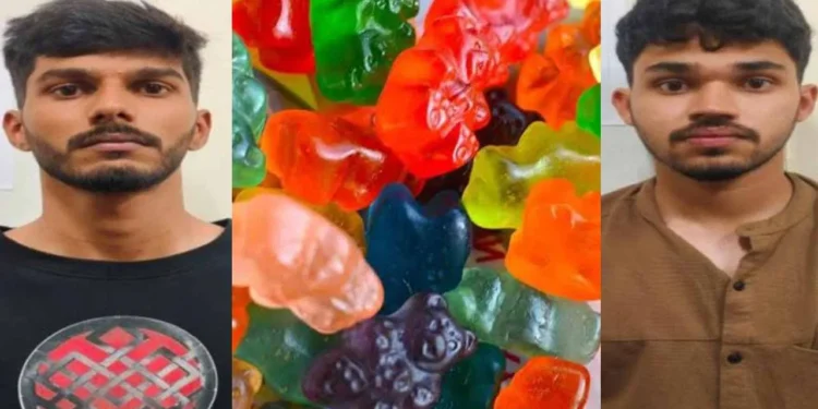 ಗಾಂಜಾ ಮಿಶ್ರಿತ ಜೆಲ್ಲಿ ಚಾಕೊಲೇಟ್: ಪಾರ್ಸಲ್ ಸ್ವೀಕರಿಸುವಾಗಲೇ ಲಾಕ್..!!