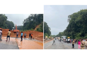 ಮಂಗಳೂರು – ಬೆಂಗಳೂರು ರಾಷ್ಟ್ರೀಯ ಹೆದ್ದಾರಿಯ ಮಣ್ಣಗುಂಡಿ ಎಂಬಲ್ಲಿ, ಗುಡ್ಡ ಕುಸಿತ: ಸಂಚಾರ ಸ್ಥಗಿತ..!!