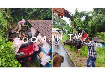 ಬಂಟ್ವಾಳ : ಚಾಲಕನ ನಿಯಂತ್ರಣ ತಪ್ಪಿ ವಿಟ್ಲ ಮೂಲದ ಕಾರು ಪಲ್ಟಿ..!!!!