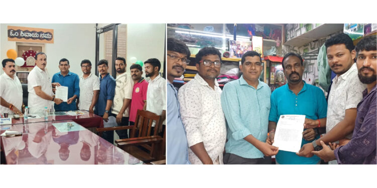 ಮದುವೆಯಾಗುವುದಾಗಿ ನಂಬಿಸಿ ಯುವತಿಗೆ ವಂಚನೆ ಪ್ರಕರಣದ ಆರೋಪಿತನ ತಂದೆಯನ್ನು ದೇವಸ್ಥಾನದಿಂದ ವಜಾಗೊಳಿಸಲು ವಿಶ್ವಕರ್ಮ ಯುವ ಮಿಲನ್ ನಿಯೋಗ ಮನವಿ…!!!