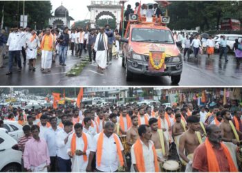 ಧರ್ಮಸ್ಥಳ ಕುರಿತು ನಡೆಯುತ್ತಿರುವ ಅಪಪ್ರಚಾರ ವಿರೋಧಿಸಿ, ಬೆಂಗಳೂರಿಂದ ಧರ್ಮಸ್ಥಳ ಚಲೋ’ ಅಭಿಯಾನ400ಕ್ಕೂ ಹೆಚ್ಚು ವಾಹನಗಳು ಧರ್ಮಸ್ಥಳಕ್ಕೆ..!!