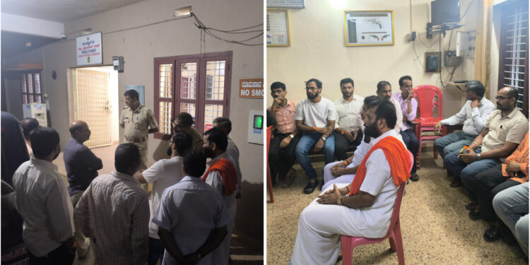 ವಿಟ್ಲ: ಯುವತಿಯೊಂದಿಗೆ ಅನುಚಿತ ವರ್ತನೆ: ಠಾಣೆಗೆ ದೂರು: ಪುತ್ತಿಲ ಭೇಟಿ..!!