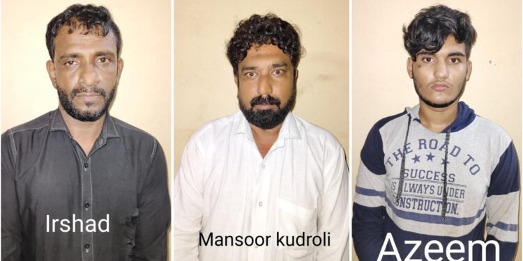 ಜಾನುವಾರು ಕಳವು : ಮರುದಿನ ಅಂಗಾಂಗಳು ಪತ್ತೆ: ಮೂವರು ಅರೆಸ್ಟ್..!!