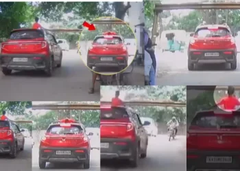 ಸನ್ ರೂಫ್ ನಲ್ಲಿ ನಿಂತಿದ್ದ ಬಾಲಕನಿಗೆ ಕಬ್ಬಿಣದ ಕಂಬಿ ಹೊಡೆದು ಗಂಭೀರ ಗಾಯ..!