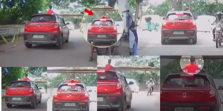 ಸನ್ ರೂಫ್ ನಲ್ಲಿ ನಿಂತಿದ್ದ ಬಾಲಕನಿಗೆ ಕಬ್ಬಿಣದ ಕಂಬಿ ಹೊಡೆದು ಗಂಭೀರ ಗಾಯ..!