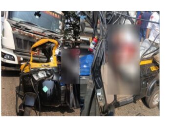 ಮಂಗಳೂರು: ರಿಕ್ಷಾಕ್ಕೆ ಟ್ಯಾಂಕರ್ ಡಿಕ್ಕಿ: ಮೂವರು ಮೃತ್ಯು…!!