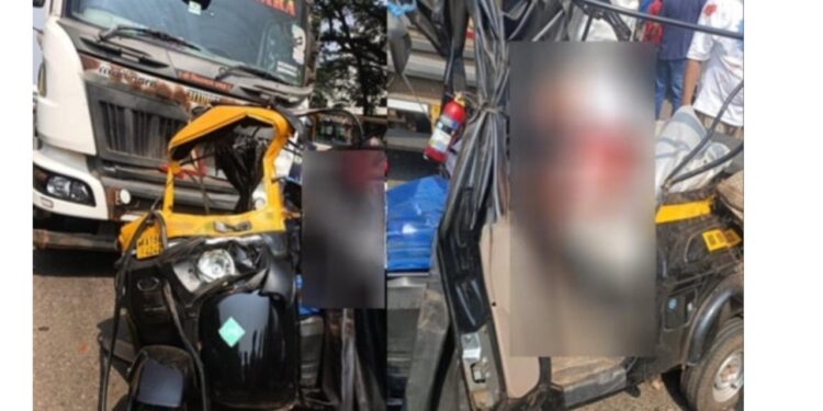 ಮಂಗಳೂರು: ರಿಕ್ಷಾಕ್ಕೆ ಟ್ಯಾಂಕರ್ ಡಿಕ್ಕಿ: ಮೂವರು ಮೃತ್ಯು…!!