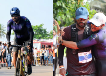 ತೇಜಸ್ವಿ ಸೂರ್ಯ & ಅಣ್ಣಾಮಲೈರಿಂದ ಗೋವಾದಲ್ಲಿ ಐರನ್‌ಮ್ಯಾನ್ 70.3 ಪೂರ್ಣ..!!