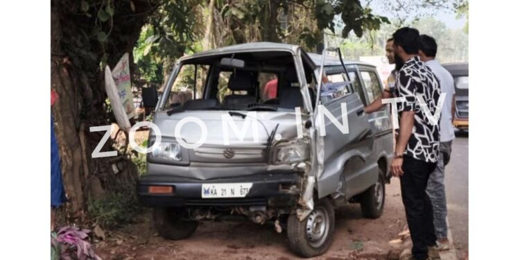 ಪುತ್ತೂರು: ಚಾಲಕನ ನಿಯಂತ್ರಣ ತಪ್ಪಿ ಮರಕ್ಕೆ ಡಿಕ್ಕಿ ಹೊಡೆದ ಕಾರು..!!