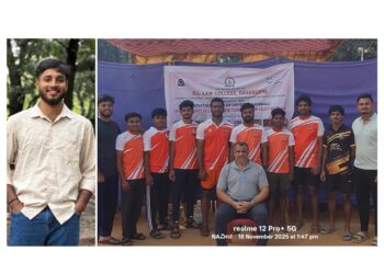 ಆಂಧ್ರಪ್ರದೇಶದಲ್ಲಿ ನಡೆಯಲಿರುವ ದಕ್ಷಿಣ ಭಾರತ ಅಂತರ್ ವಿಶ್ವವಿದ್ಯಾಲಯ ವಾಲಿಬಾಲ್ ಪಂದ್ಯಾಟಕ್ಕೆ ಅಳಿಕೆಯ ರಾಹುಲ್ ಆಯ್ಕೆ..!!