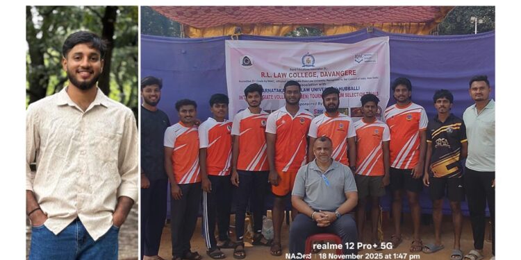 ಆಂಧ್ರಪ್ರದೇಶದಲ್ಲಿ ನಡೆಯಲಿರುವ ದಕ್ಷಿಣ ಭಾರತ ಅಂತರ್ ವಿಶ್ವವಿದ್ಯಾಲಯ ವಾಲಿಬಾಲ್ ಪಂದ್ಯಾಟಕ್ಕೆ ಅಳಿಕೆಯ ರಾಹುಲ್ ಆಯ್ಕೆ..!!