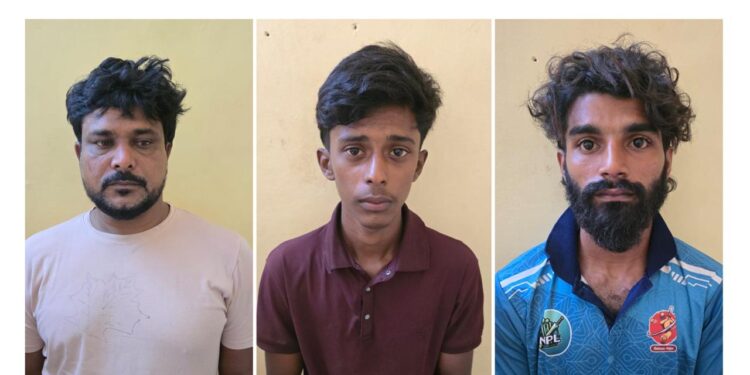 ಆಕ್ರಮವಾಗಿ ಜಾನುವಾರು ಸಾಗಾಟ ಮಾಡುತ್ತಿದ್ದ ಮೂವರ ಬಂಧನ..!!