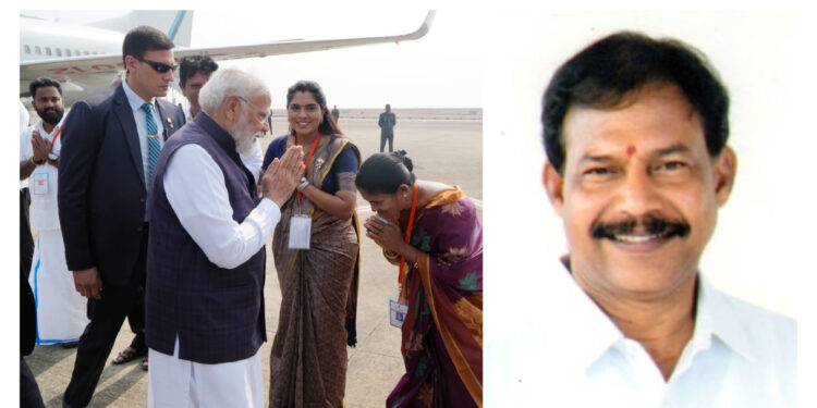 ಎಂಎಲ್‌ಸಿ ಕಿಶೋ‌ರ್ ಬೊಟ್ಯಾಡಿಯವರ ಪತ್ನಿಯನ್ನು ಮೋದಿಯವರ ಸ್ವಾಗತಕ್ಕೆ ಕಳುಹಿಸಿದ ವಿಚಾರ : ಸಾಮಾನ್ಯ ಮಹಿಳೆಯನ್ನು ಪ್ರಧಾನಿಯವರ ಸ್ವಾಗತಕ್ಕೆ ಕಳುಹಿಸಿರುವುದರಲ್ಲಿ ಯಾವುದೇ ತಪ್ಪಿಲ್ಲ – ಸತೀಶ್ ಕುಂಪಲ….!!!!