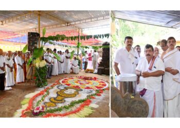 ಕಡಂಬು ಶ್ರೀ ವಿಷ್ಣುಮೂರ್ತಿ ದೇವಸ್ಥಾನದ ಶ್ರೀದೇವರ ಜೀರ್ಣೋದ್ಧಾರದ ಪ್ರಯುಕ್ತ ಸಾನಿಧ್ಯವೃದ್ದಿಗಾಗಿ ಶ್ರೀ ವಿಷ್ಣು ಯಾಗ ಪವಮಾನ ಅಭಿಷೇಕ ಹಾಗೂ ಮುಷ್ಟಿ ಕಾಣಿಕೆ ಸಮರ್ಪಣೆ…!!