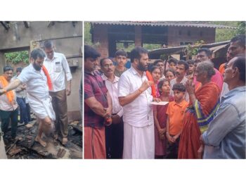ಸೂರಂಬೈಲು: ಅಗ್ನಿ ಅವಘಡದಿಂದ ಮನೆ ಸಂಪೂರ್ಣ ನಾಶ – ಪುತ್ತಿಲ ಪರಿವಾರ ಟ್ರಸ್ಟ್‌ನಿಂದ ನೆರವು..!!