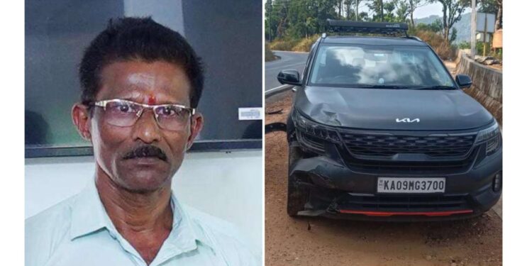 ರಿಕ್ಷಾಕ್ಕೆ ಡಿಕ್ಕಿ ಹೊಡೆದ ಕಾರು – ಟಿಪ್ಪರ್ಗೆ ಸಿಲುಕಿ ಚಾಲಕ ಮೃತ್ಯು : ಪರಾರಿಯಾಗಿದ್ದ ಕಾರು – ಮಡಿಕೇರಿಯಲ್ಲಿ ವಶ..!!