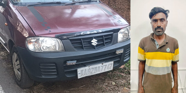 ಗೋಮಾಂಸ ಸಾಗಾಟ ಮಾಡುತ್ತಿದ್ದ ಆರೋಪಿ ಬಂಧನ..!!