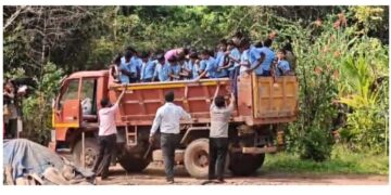 ಟಿಪ್ಪರ್ ಲಾರಿ ಮತ್ತು ಪಿಕ್‌ಅಪ್ ವಾಹನದಲ್ಲಿ ಶಾಲಾ ಮಕ್ಕಳ ಟ್ರಿಪ್ : ಪ್ರಕರಣ ದಾಖಲು..!!