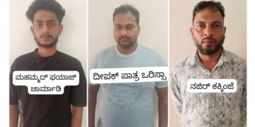 ಪುತ್ತೂರು ಗ್ರಾಮಾಂತರ ಪೊಲೀಸರ ಯಶಸ್ವಿ ಕಾರ್ಯಾಚರಣೆ : 1 ಕ್ವಿಂಟಾಲ್‌ಗೂ ಅಧಿಕ ಗಾಂಜಾ ವಶ: ಒರಿಸ್ಸಾ ಪೂರೈಕೆದಾರ ಸೇರಿ ಮೂವರು ಆರೋಪಿಗಳ ಬಂಧನ..!!