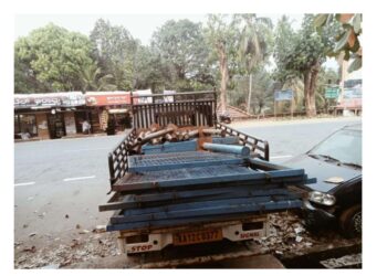 ಅಕ್ರಮ ಕೋಳಿ ಅಂಕಕ್ಕೆ ಪೊಲೀಸ್ ದಾಳಿ…!!!