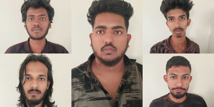 ಕಾರಿನಲ್ಲಿ ಡ್ರಗ್ಸ್ ಸಾಗಿಸುತ್ತಿದ್ದ ಐವರು ಆರೋಪಿಗಳ ಬಂಧನ..!!!