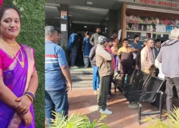 ಮನೆ ಮುಂದೆ ಕಸಗುಡಿಸುತ್ತಿದ್ದಾಕೆ ಮೇಲೆ ಬೆಳ್ಳಂ ಬೆಳಿಗ್ಗೆ ಸರಗಳ್ಳರ ದಾಳಿ: ಕುಸಿದು ಬಿದ್ದು ಮಹಿಳೆ ಸಾವು..!!