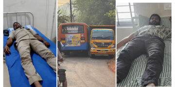 ವಿಟ್ಲ: ಕೆಎಸ್‌ಆರ್‌ಟಿಸಿ ಬಸ್ – ಟಿಪ್ಪರ್ ಲಾರಿ ಅಪಘಾತ : ಹಲ್ಲೆ ಆರೋಪ : ಇಬ್ಬರು ಆಸ್ಪತ್ರೆಗೆ ದಾಖಲು..!!