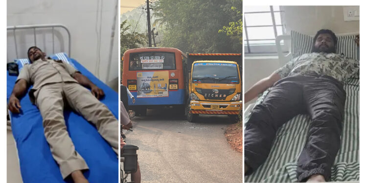 ವಿಟ್ಲ: ಕೆಎಸ್‌ಆರ್‌ಟಿಸಿ ಬಸ್ – ಟಿಪ್ಪರ್ ಲಾರಿ ಅಪಘಾತ : ಹಲ್ಲೆ ಆರೋಪ : ಇಬ್ಬರು ಆಸ್ಪತ್ರೆಗೆ ದಾಖಲು..!!