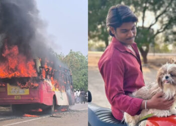 ಲವ್ ಬ್ರೇಕಪ್ ದುಃಖ: ಬಸ್‌ಗೆ ಡಿಕ್ಕಿ ಹೊಡೆದು ಯುವಕ ಆತ್ಮಹತ್ಯೆ..!!