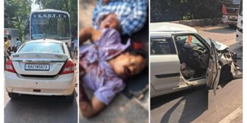 ಗುಂಡ್ಯ: ಬಸ್ ಮತ್ತು ಕಾರು ನಡುವೆ ಡಿಕ್ಕಿ: ಮೂವರು ಮೃತ್ಯು..!!