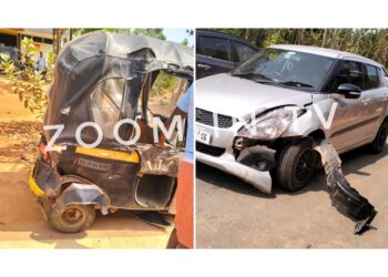 ವಿಟ್ಲ: ಕಾರು ಮತ್ತು ಬೈಕ್ ನಡುವೆ ಡಿಕ್ಕಿ..!!!