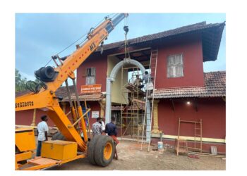 ಬಲ್ನಾಡು ಶ್ರೀ ದಂಡನಾಯಕ ಉಳ್ಳಾಲ್ತಿ ದೈವಸ್ಥಾನದಲ್ಲಿ ಶಿಲಾಮಯ ದಾರಂದ ಅಳವಡಿಕೆ..!!