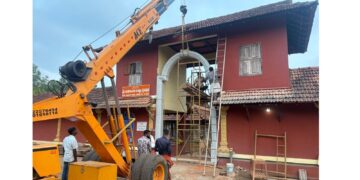 ಬಲ್ನಾಡು ಶ್ರೀ ದಂಡನಾಯಕ ಉಳ್ಳಾಲ್ತಿ ದೈವಸ್ಥಾನದಲ್ಲಿ ಶಿಲಾಮಯ ದಾರಂದ ಅಳವಡಿಕೆ..!!