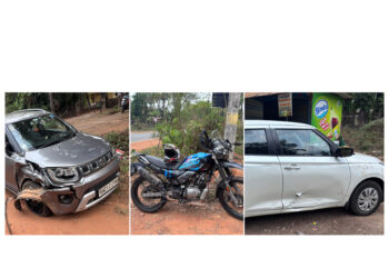 ಪುತ್ತೂರು: ಮುಕ್ರಂಪಾಡಿ ಬಳಿ ಸರಣಿ ಅಪಘಾತ : ಬೈಕ್ ಸವಾರರಿಗೆ ಗಾಯ..!!