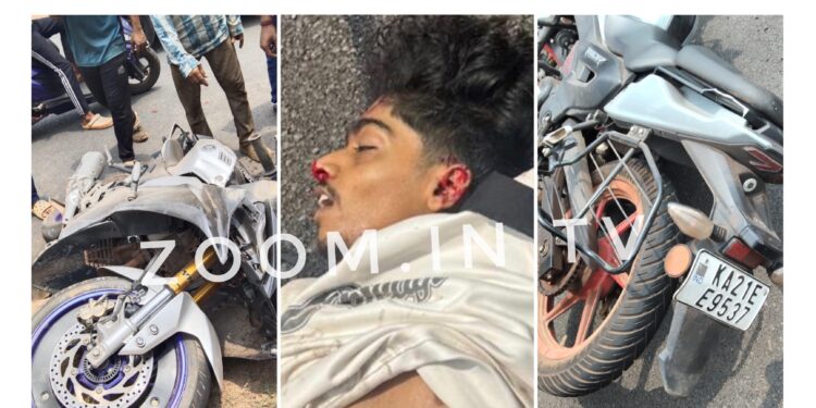 ಪುತ್ತೂರು: ಬೈಕ್‌ಗಳ ನಡುವೆ ಡಿಕ್ಕಿ : ಓರ್ವ ಸವಾರ ಸ್ಥಳದಲ್ಲೇ ಮೃತ್ಯು..!!