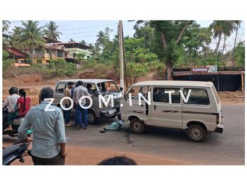 ಪುತ್ತೂರು: ಒಮ್ನಿ ಕಾರುಗಳ ನಡುವೆ ಡಿಕ್ಕಿ..!!