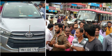 ಬಸ್ ನಿಲ್ದಾಣದಲ್ಲಿ ಜಟಾಪಟಿ : ಮಹಾರಾಷ್ಟ್ರ ಮೂಲದ ಚಾಲಕನಿಂದ ಕೆಎಸ್‌ಆರ್‌ಟಿಸಿ ಚಾಲಕನ ಮೇಲೆ ಹಲ್ಲೆ..!!
