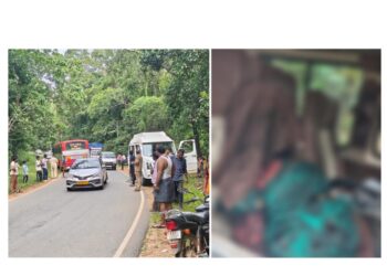 ಗುಂಡ್ಯ-ಸುಬ್ರಹ್ಮಣ್ಯ ರಾಜ್ಯ ಹೆದ್ದಾರಿಯ ಕೆಂಜಳ ತಿರುವಿನಲ್ಲಿ ಭೀಕರ ಅಪಘಾತ ಕೆ.ಎಸ್.ಆರ್.ಟಿ.ಸಿ. ಬಸ್‌ : ಟೆಂಪೋ ಟ್ರಾವೆಲ್ಲರ್ ಡಿಕ್ಕಿ : ಮಹಿಳೆ ಮೃತ್ಯು, ಏಳು ಮಂದಿಗೆ ಗಾಯ…!!!