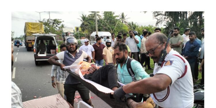 ಮುಕ್ಕದಲ್ಲಿ ಭೀಕರ ರಸ್ತೆ ಅಪಘಾತ: ದ್ವಿಚಕ್ರ ವಾಹನ ಸವಾರ ಮೃತ್ಯು, ಮತ್ತೋರ್ವರಿಗೆ ಗಾಯ..!!