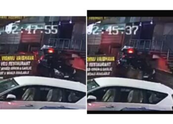 ದನ ಕಳವು; ಕಾರಿನಲ್ಲಿ ಹಿಂಸಾತ್ಮಕವಾಗಿ ಸಾಗಿಸಿದ ದೃಶ್ಯ ಸಿಸಿಟಿವಿಯಲ್ಲಿ ಸೆರೆ..!!