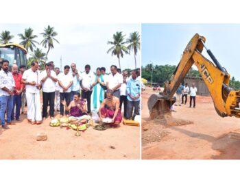 ಕೋಟಿ ಚೆನ್ನಯ ಜೋಡುಕರೆ ಕಂಬಳದ ನೂತನ ಕರೆ ನಿರ್ಮಾಣಕ್ಕೆ ಭೂಮಿ ಪೂಜೆ..!!