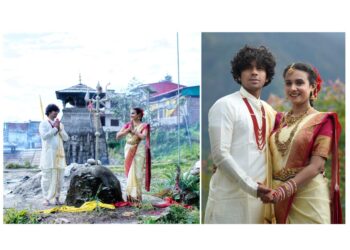 ಶಿವ – ಪಾರ್ವತಿಯರ ವಿವಾಹ ಸ್ಥಳದಲ್ಲಿ ಸುಳ್ಯ–ಪುತ್ತೂರು ಜೋಡಿಯ ಸಪ್ತಪದಿ..!!