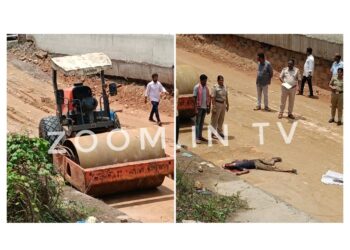 ಉಪ್ಪಿನಂಗಡಿ: ರಸ್ತೆ ಕಾಮಗಾರಿ ವೇಳೆ ರೋಡ್ ರೋಲರ್ ಹರಿದು ವ್ಯಕ್ತಿ ಸಾವು..!!