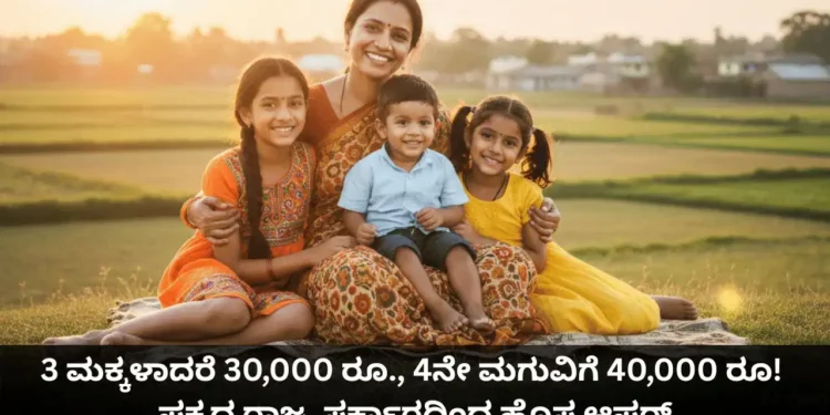 3 ಮಕ್ಕಳಾದರೆ 30,000 ರೂ., 4ನೇ ಮಗುವಿಗೆ 40,000 ರೂ! ಆಂಧ್ರ ರಾಜ್ಯ ಸರ್ಕಾರದಿಂದ ಹೊಸ ಆಫರ್..!!
